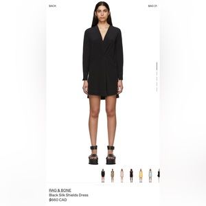 Rag & Bone Silk Tunic/Mini Dress